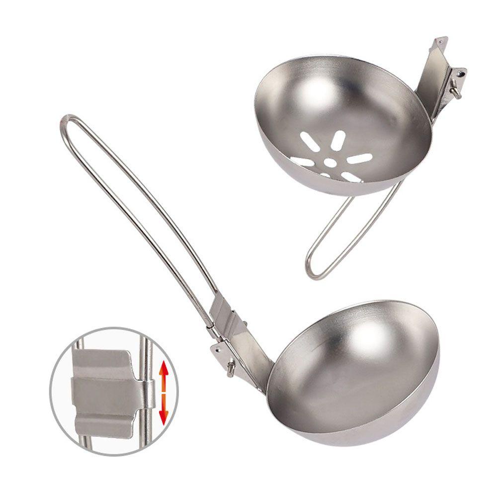 1 Muỗng Gấp Bằng Thép Không Gỉ Tay Cầm Titan Nguyên Chất