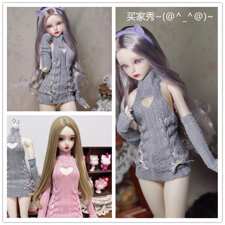 Áo Len Tay Dài Cho Búp Bê Tỉ Lệ 1 / 3 1 / 4 1 / 6 1 / 3 1 / 4 1 / 6