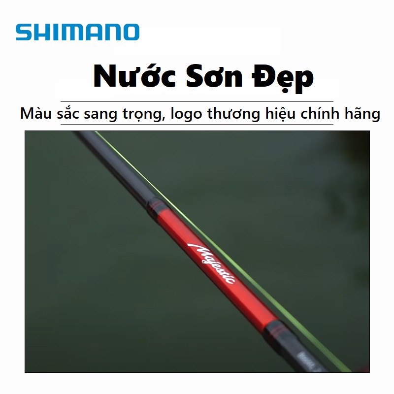 Cần Câu Máy Chính Hãng Shimano Majestic CM03 Độ Cứng ML Chuyên Câu Lure Săn Hàng Khủng - Sanami F