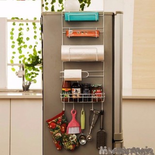 Kệ treo đồ tủ lạnh đa năng, tiết kiệm diện tích