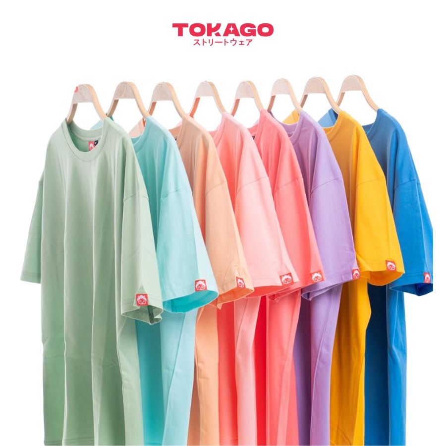 Áo thun trơn Tokago Basic Tee V1, áo phông unisex nam nữ cotton dày thumbnail