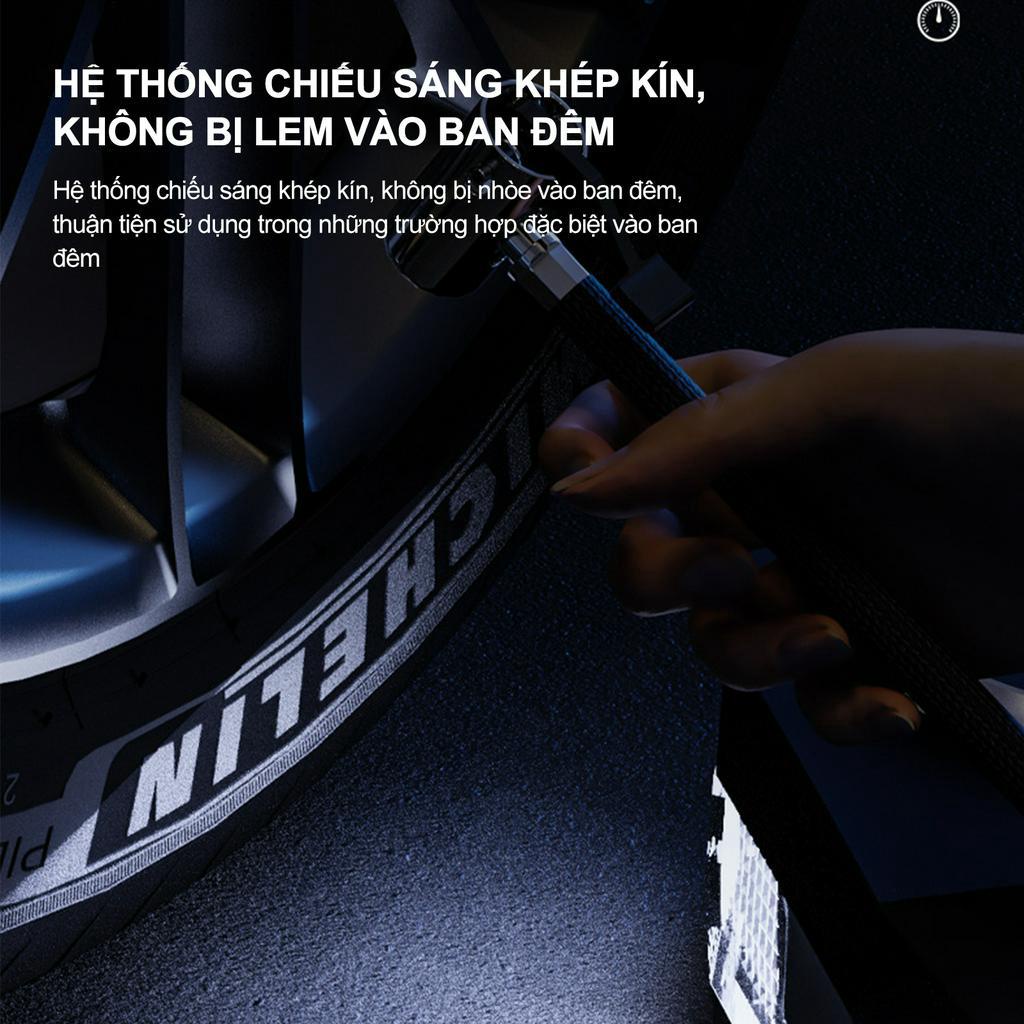 Bơm Lốp Ô Tô, Xe Hơi Điện Tử Tự Ngắt，đầu bơm hơi xe máy  bơm không khí đa chức năng 12V 19 xi lanh màn hình kỹ thuật số