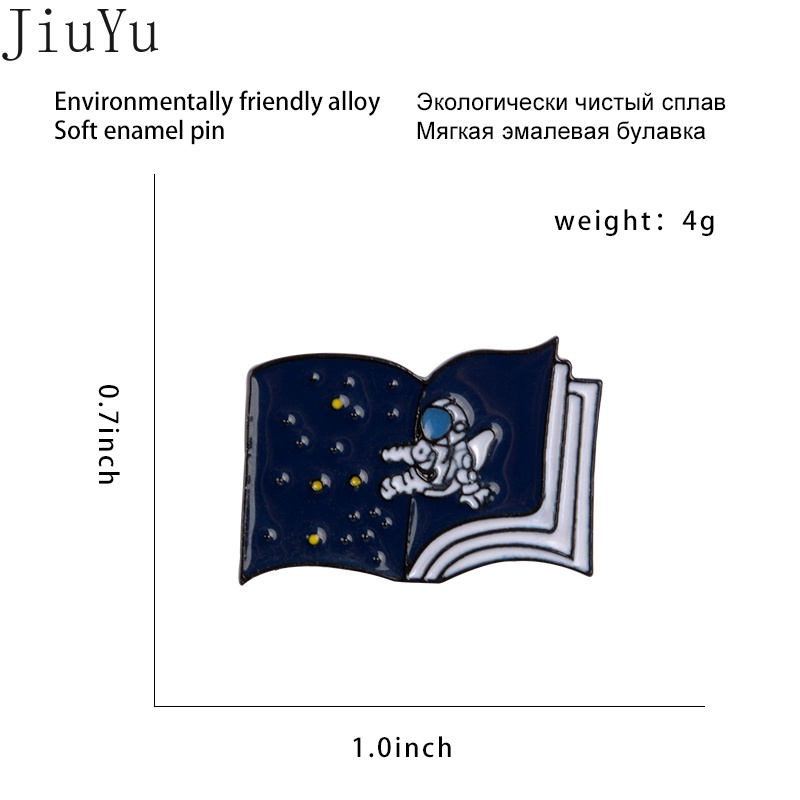 Ghim Cài Áo Hình Hành Tinh Hoạt Hình UFO / Mèo / Phi Hành Gia / Vũ Trụ Ngộ Nghĩnh