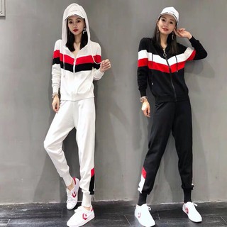 bộ quần áo thể thao nỉ nữ🌱 FREESHIP đơn 150K🌱 bộ quần áo thu đông nữ kiểu dáng thời trang Hàn Quốc