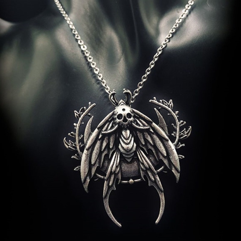 Vòng cổ Mặt Hình Đầu Lâu/ Sâu Bướm 10MK Phong Cách Gothic Thời Trang Cho Nữ