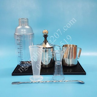 7 dụng cụ quầy pha chế  ( shaker 700ml in)