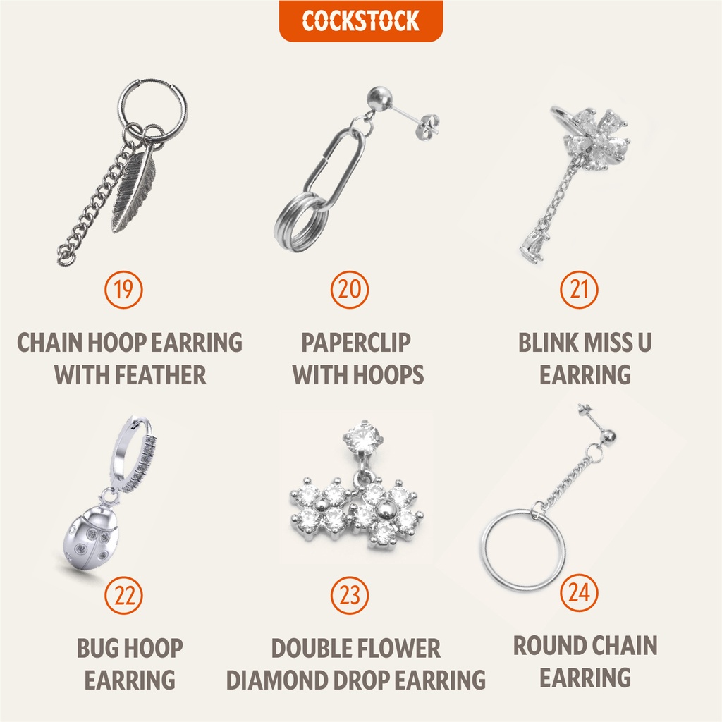 Tổng hợp khuyên tai thời trang CockStock 5