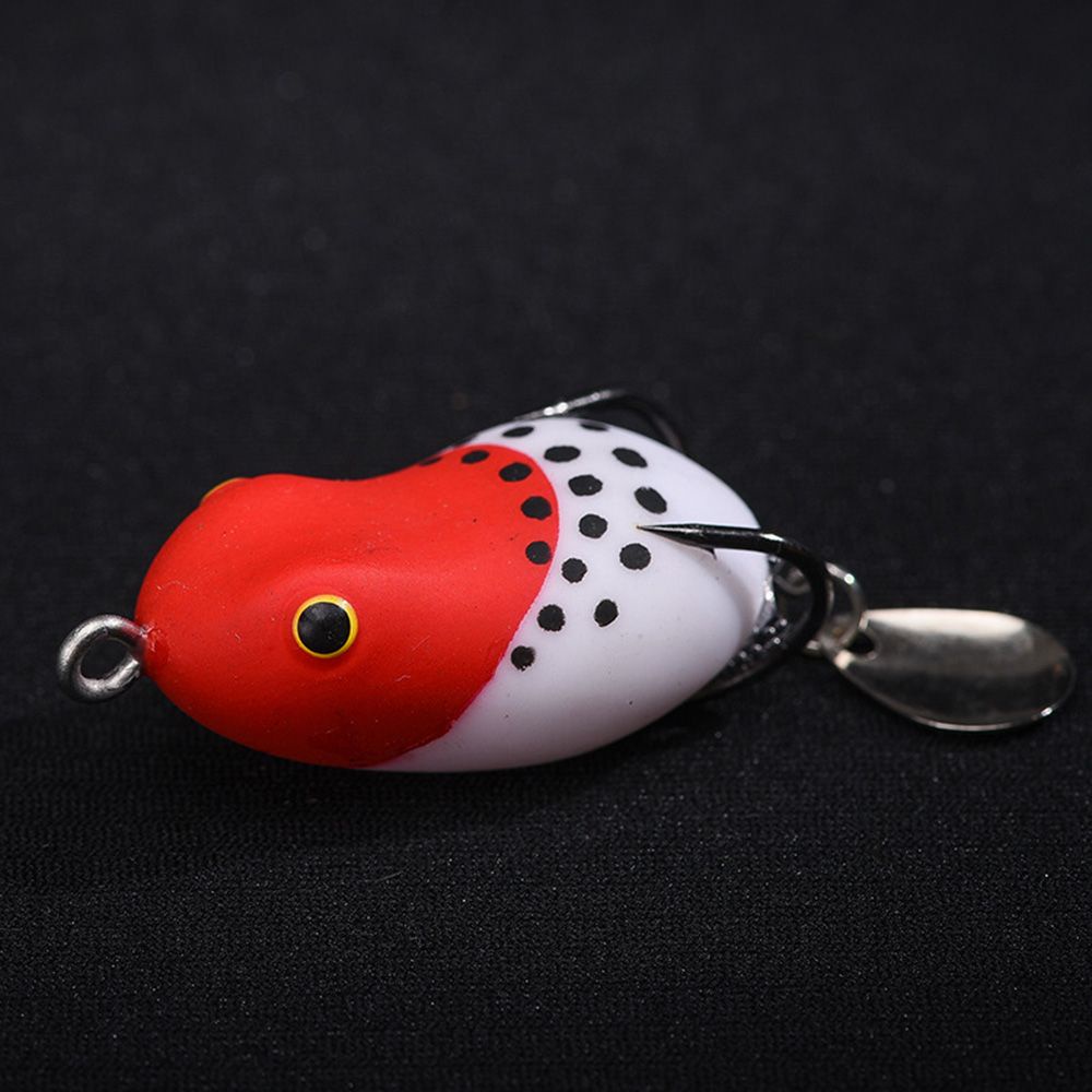 Mồi Câu Cá Giả 4cm 8.5g Có Móc Câu Hình Ếch Mềm Mại Dễ Tháo