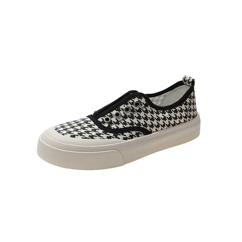 Giày Lười Vải Canvas Đế Dày Thoáng Khí Thời Trang Hè Thu 2022 Cho Nữ