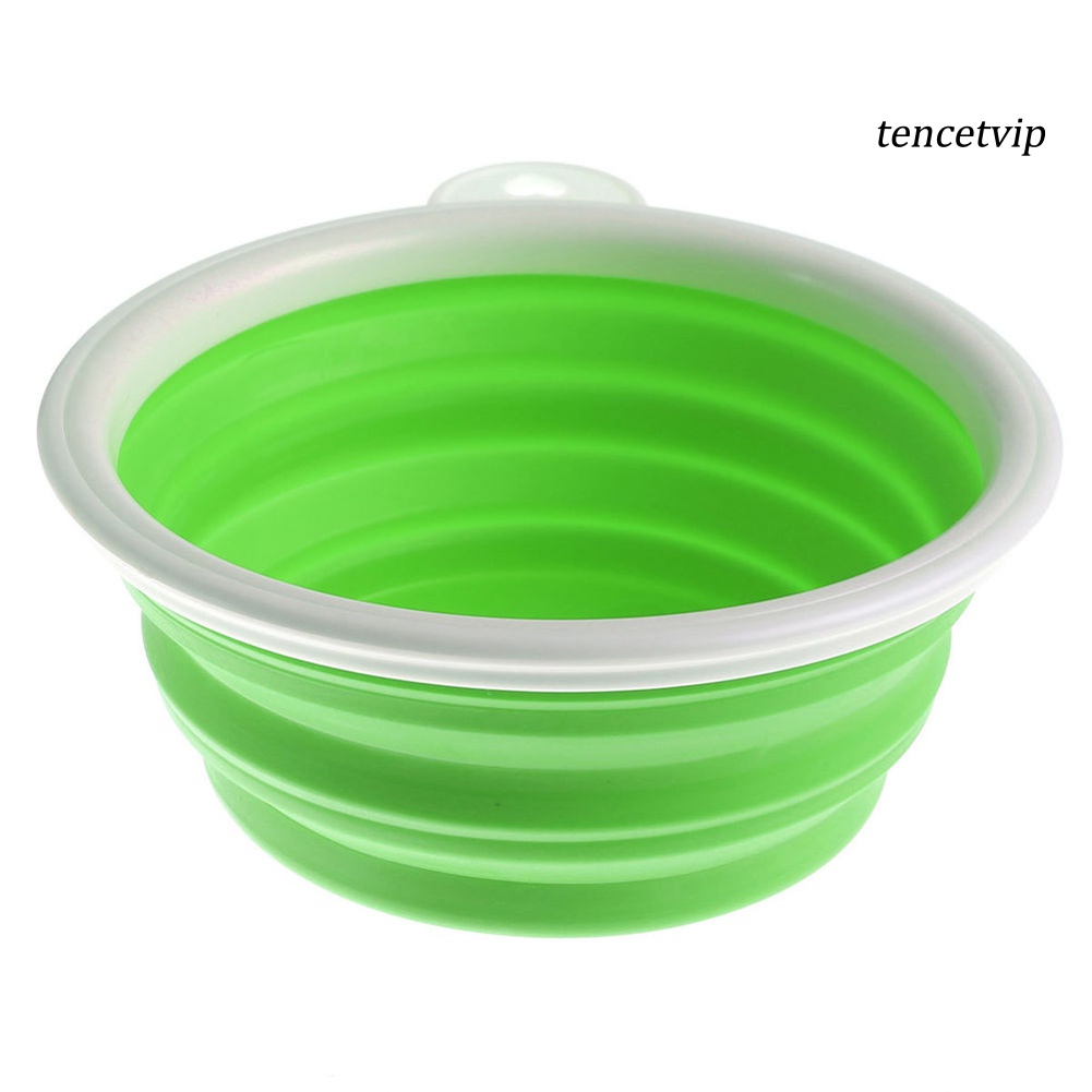 Tô đựng thức ăn/nước uống cho thú cưng bằng silicon có thể gập lại tiện dụng khi đi du lịch