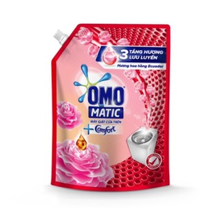 Nước compo 2 túi giặt OMO Matic Comfort Hương Hoa 2.3kg