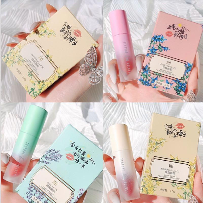 Son kem Xixi LipGlaze full hộp mẫu mới R2