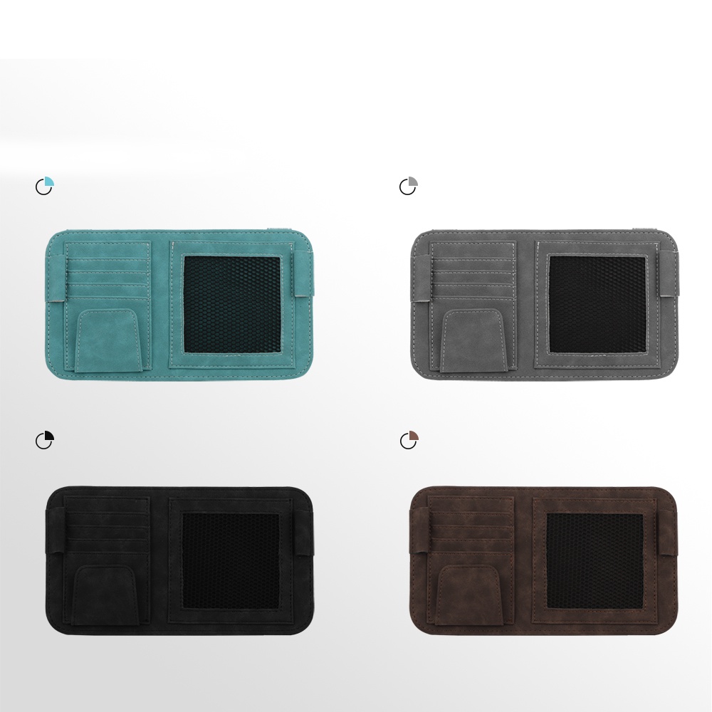 Hộp đựng thẻ che nắng ô tô Túi đựng hóa đơn ô tô Túi đựng kính ô tô Túi đựng đồ đa năng Túi đựng thẻ da Túi đựng đồ phụ kiện ô tô