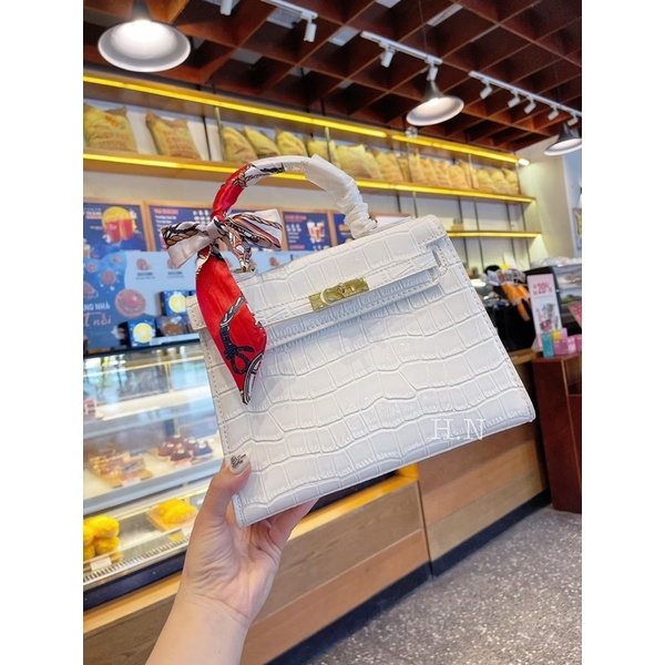 Túi H sz 25cm kèm ổ khoá chìa ko hộp và dây đeo- HANA BAG