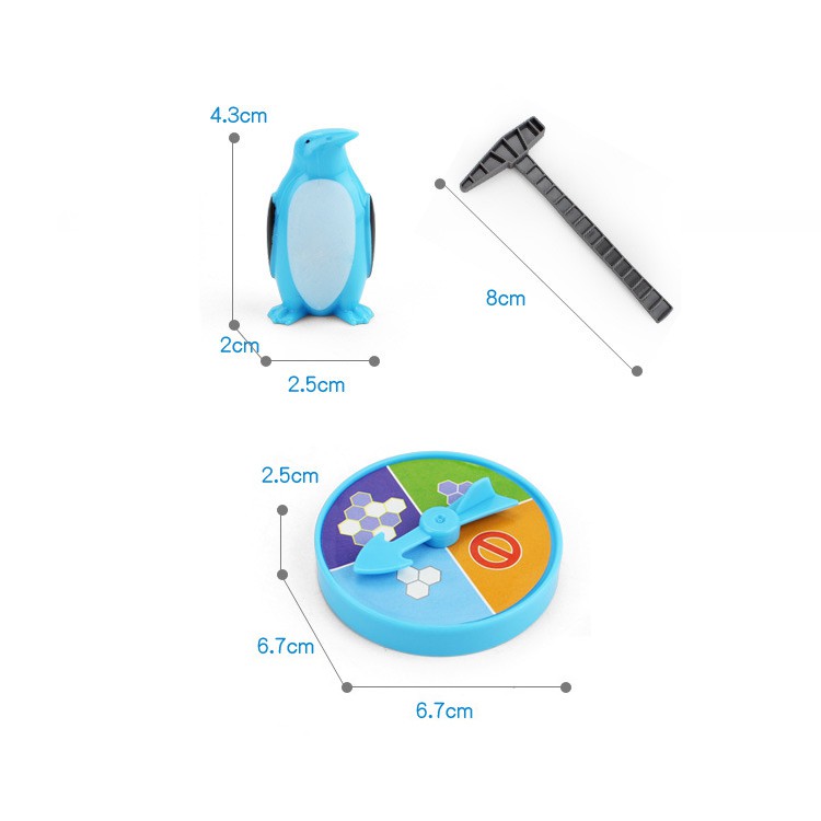 Đồ chơi phá băng chim cánh cụt hàng loại 1, Penguin Trap có bàn xoay vui nhộn