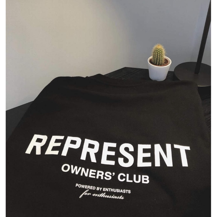 Áo from rộng nam nữ Represent vải cotton áo thun nam nữ có cổ tay lỡ unisex Semir