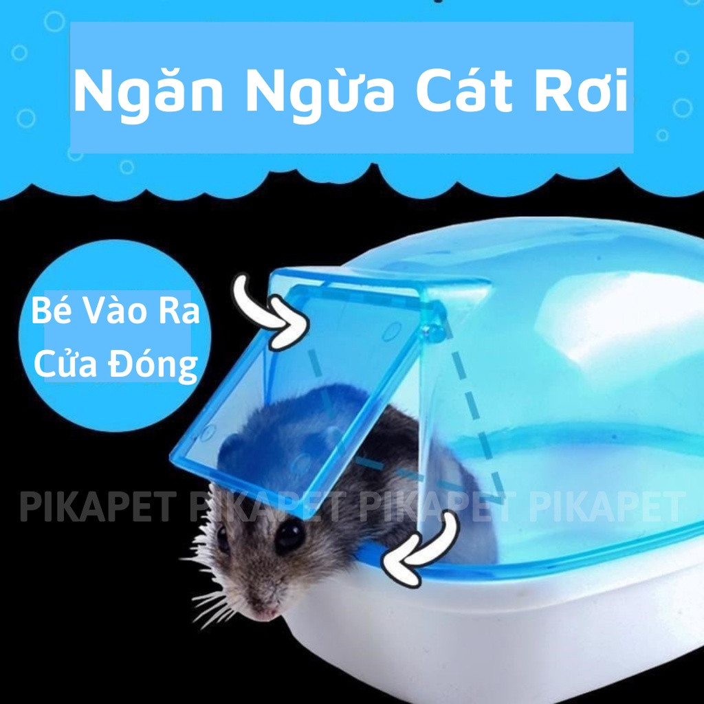 Nhà tắm cửa tự động cho hamster