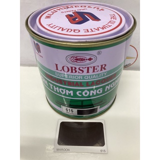 Sơn thơm công nghiệp Lobster màu nâu maroon 615 - 800ml