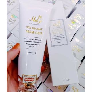 SỮA RỮA MẦM GẠO HUGI SIÊU MỊN SÁNG DA CẤP ẨM100%THIÊN NHIÊN