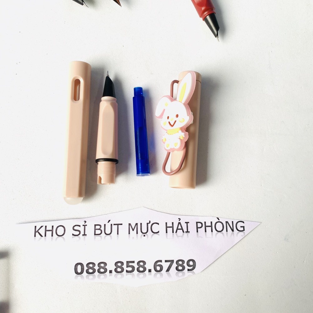 Bút máy nhám icon hoạt hình ngòi êm trơn và ngòi ef siêu hot mới