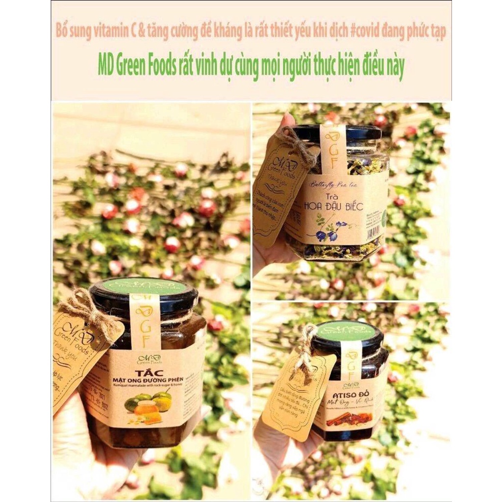 Tắc Mật Ong Đường Phèn - Hủ 500 g - MD GREEN FOODS