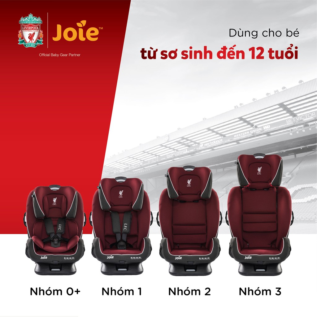 Ghế ngồi ô tô trẻ em 0-12 tuổi Joie Every Stage FX LFC Red Liverbird