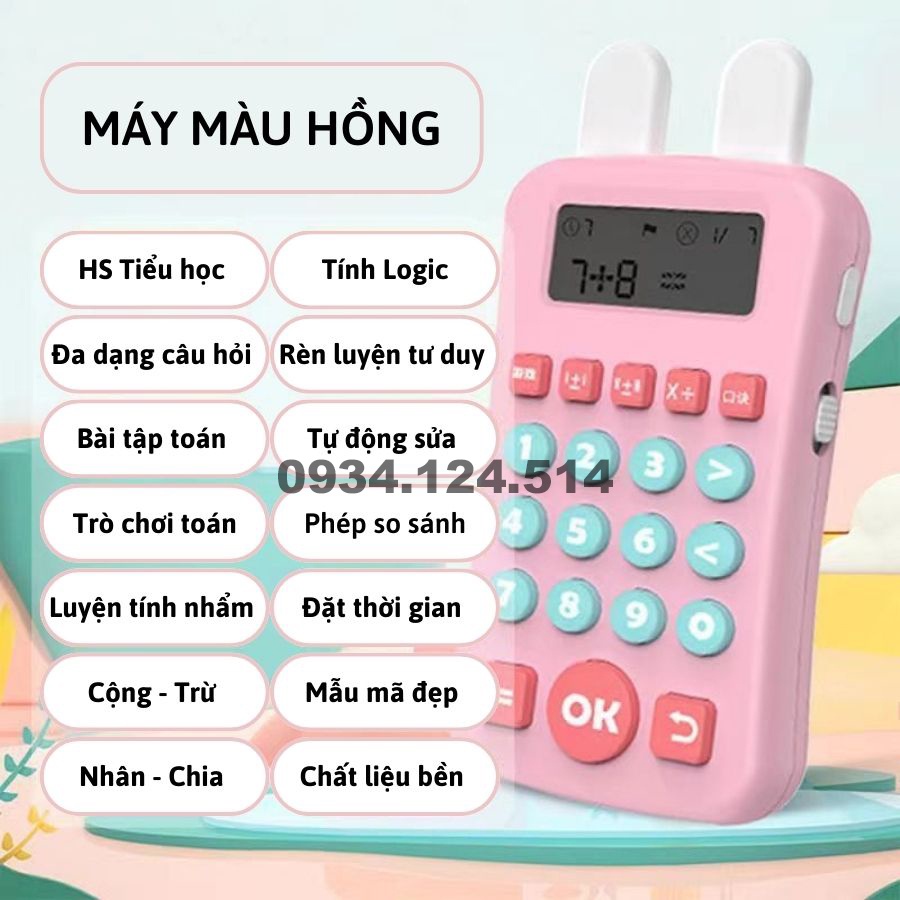 [HCM] Máy Học Toán Thông Minh Luyện Tính Nhẩm Cho Bé