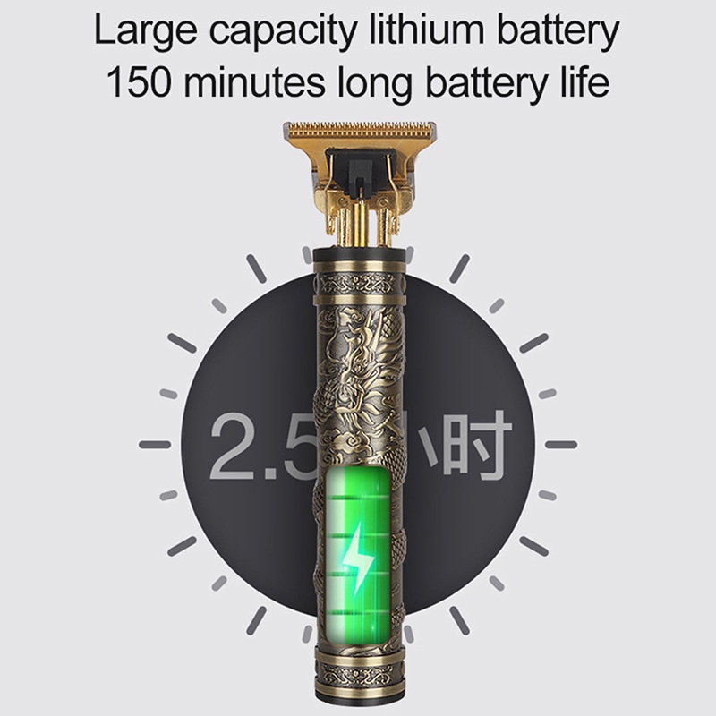 Tông Đơ Cắt Tóc / Cạo Râu Chuyên Dụng T9 Kết Nối USB