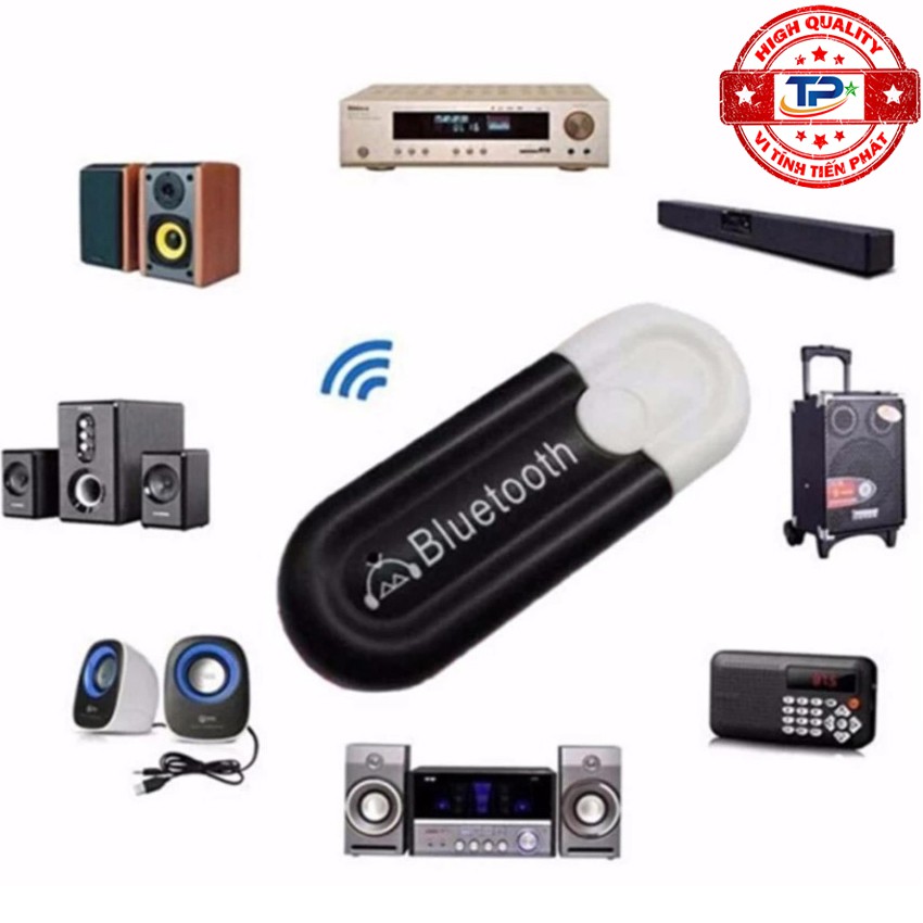 USB Thu Âm Thanh Bluetooth Music Receiver HJX-001 , biến loa amply thường thành có bluetooth