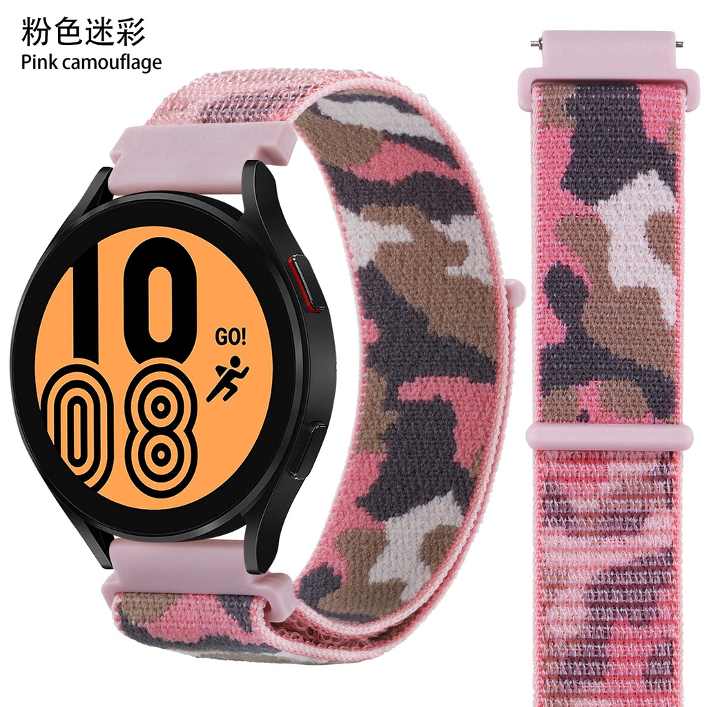 Dây Nylon 20mm 22mm Cho Đồng Hồ Thông Minh Samsung Galaxy Watch 3 45mm / 46mm / 42mm / Active 2 S3 Frontier Huawei GT 2 / 2e / pro