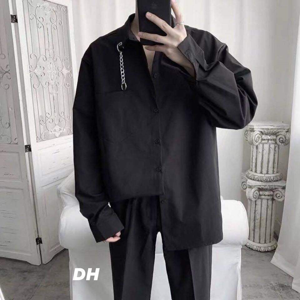 Áo sơ mi nam dây xích DHO0220 | BigBuy360 - bigbuy360.vn