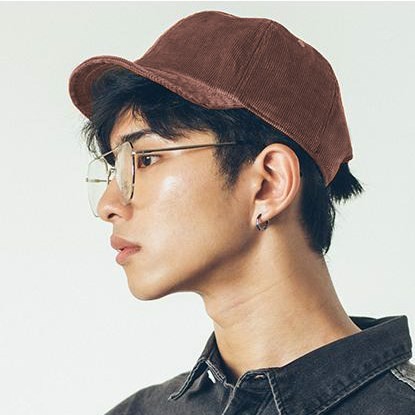 Mũ lưỡi trai ngắn DOMOG Nhung 2021 Trơn