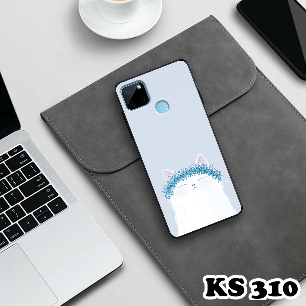 Ốp lưng Oppo Realme C21y - Realme C21 - Ốp Oppo in hình LoveCat - Chất liệu TPU siêu bền