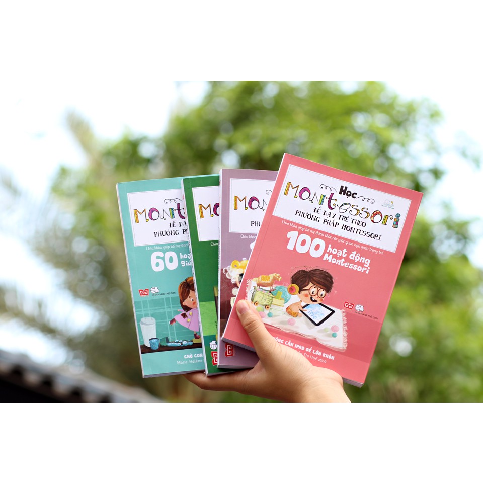 Sách - Học Montessori để dạy trẻ theo phương pháp Montessori (bộ 4 cuốn, lẻ tùy chọn) | BigBuy360 - bigbuy360.vn