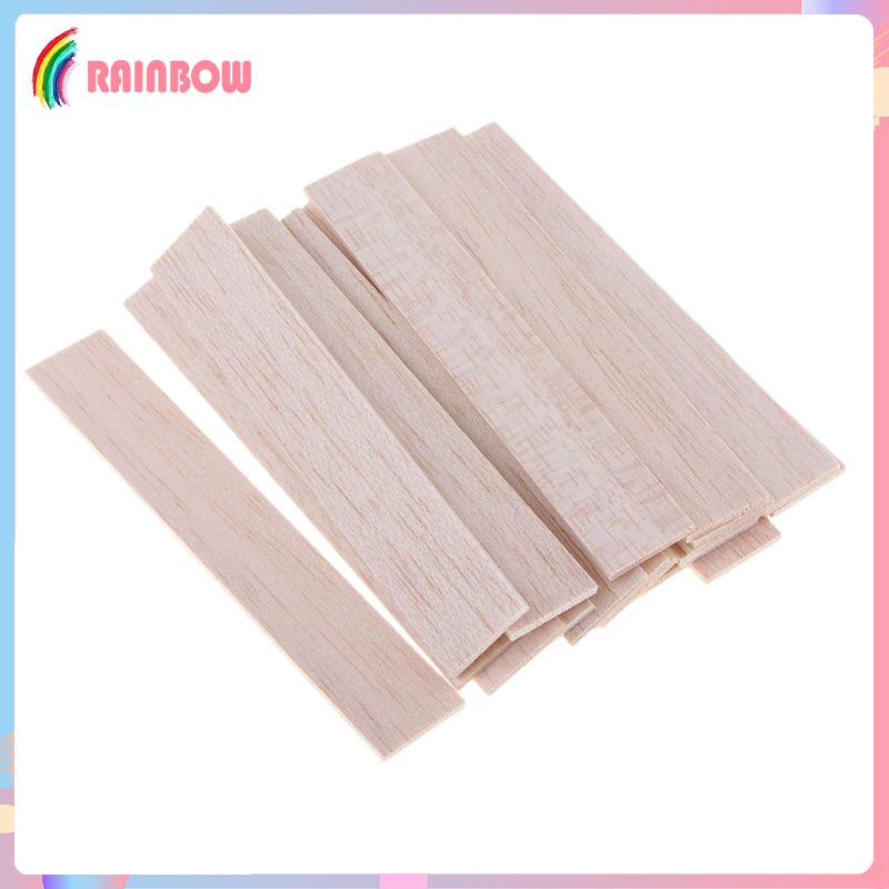 Bộ 30 Que Gỗ Balsa Tròn Tự Nhiên 90mm Hahaha1