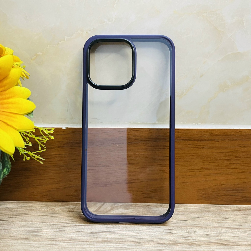 Ốp lưng iPhone 14 Pro Max Rock viền màu chính hãng