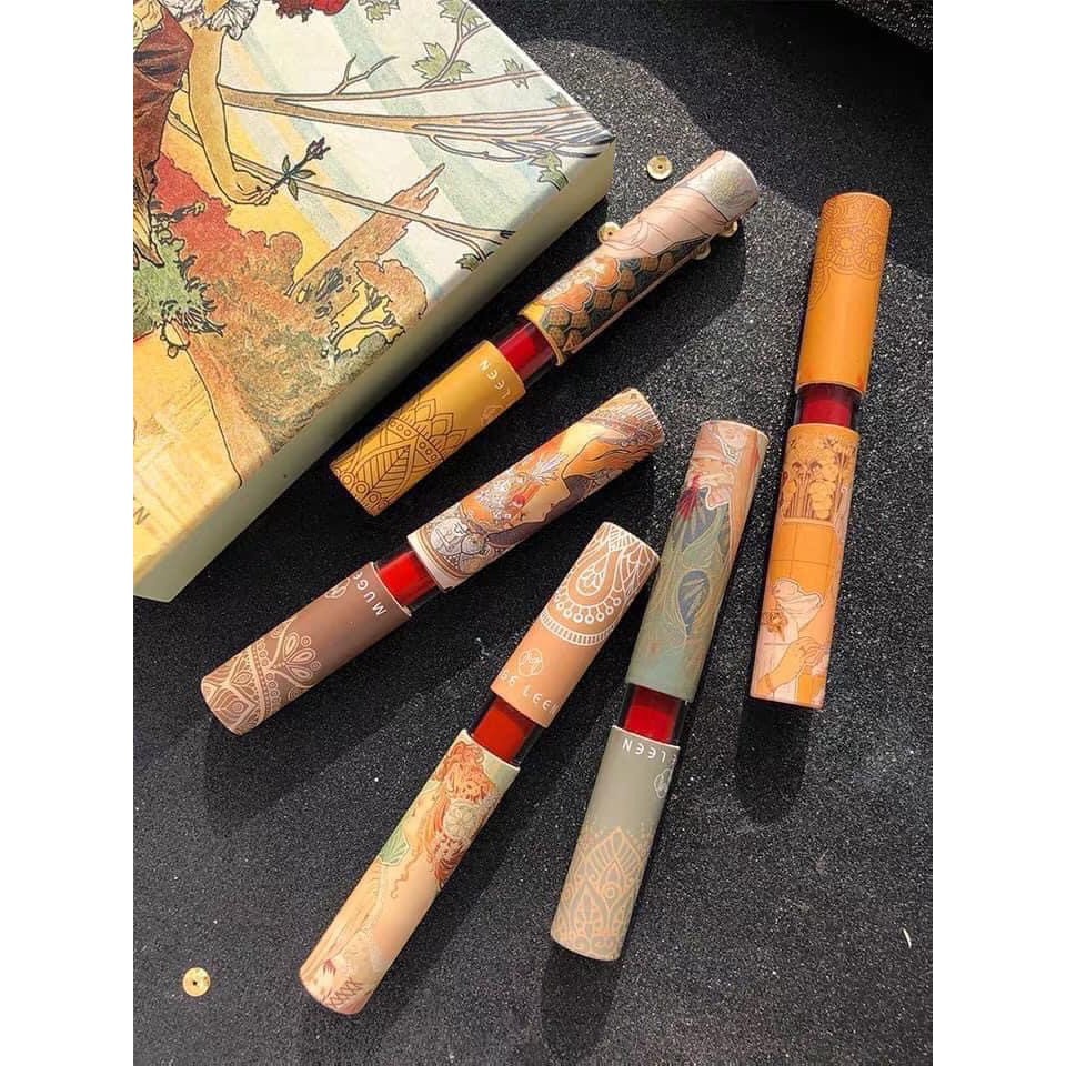 Son nội địa trung 💎FREESHIP💎 Set Son MUGE LEEN 5 Cây Tone Đỏ Cực Phẩm | BigBuy360 - bigbuy360.vn