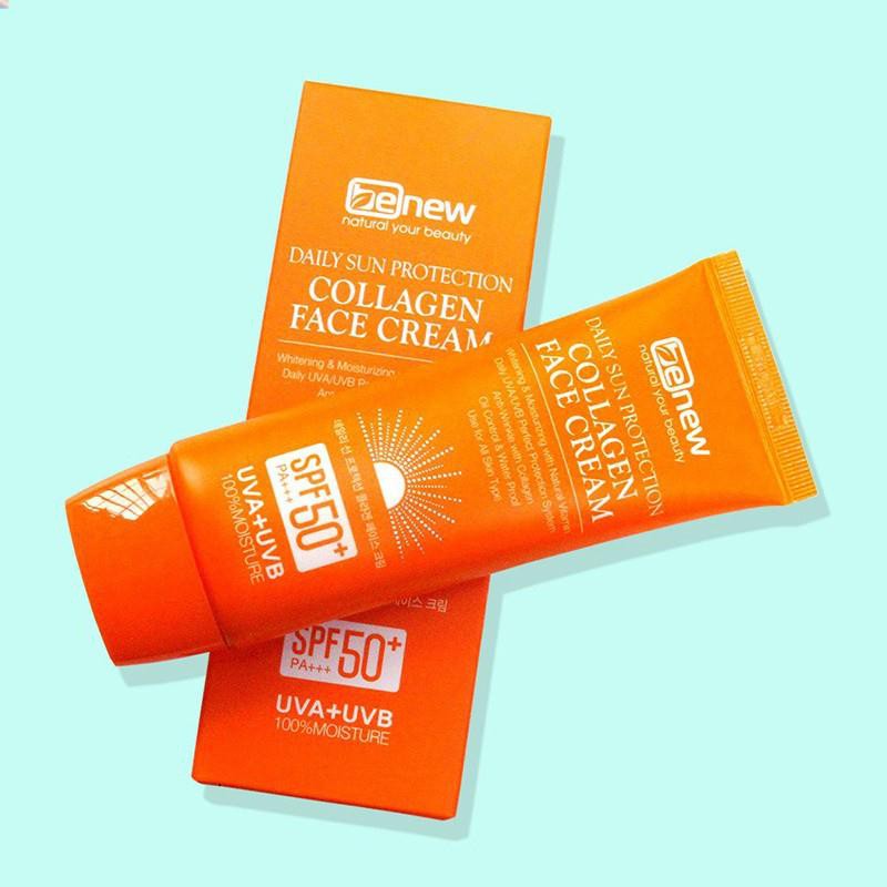 Kem chống nắng cho da mặt Collagen Face Cream Benew  SX
