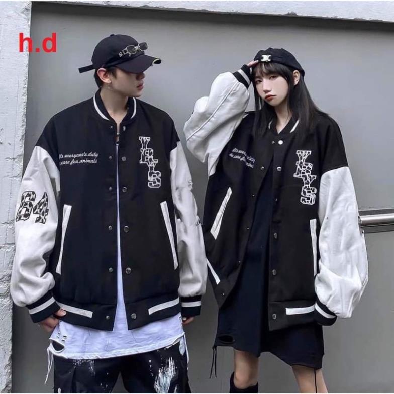 Áo bomber tay 64 YBY  phối tay trắng HD