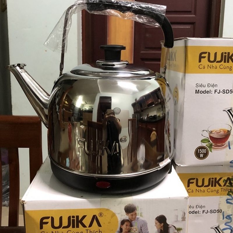 Siêu điện 5L fujika tự ngắt khi sôi hàng chính hãng bảo hành 12 tháng