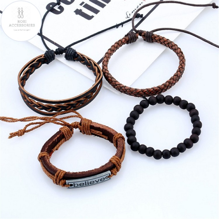 Set 4 Vòng Tay Vintage Giá Rẻ
