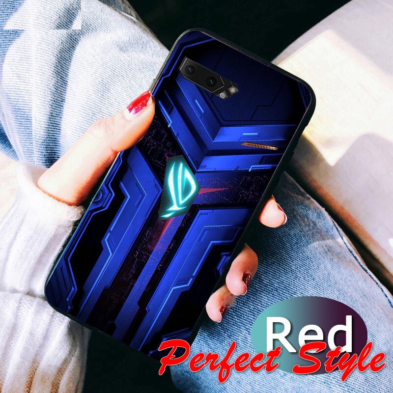 Ốp lưng phủ bóng 3d Rog phone 2 Rogphone3 Rog 5 6 7 Có Rãnh Tản nhiệt