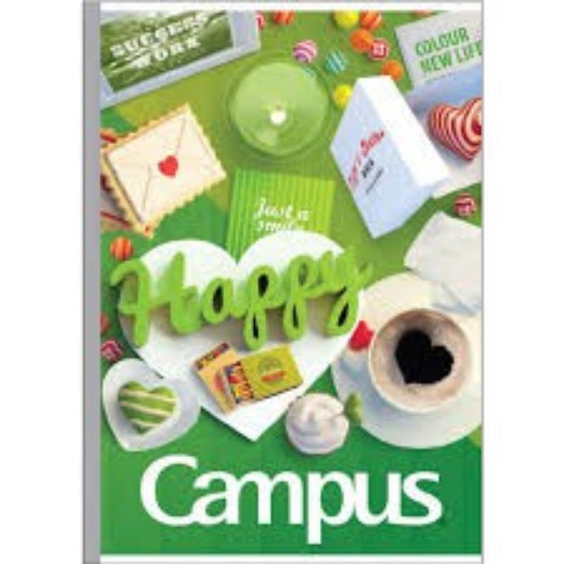 Combo 10 cuốn vở kẻ ngang Campus GIFT 80 trang - BGIF80