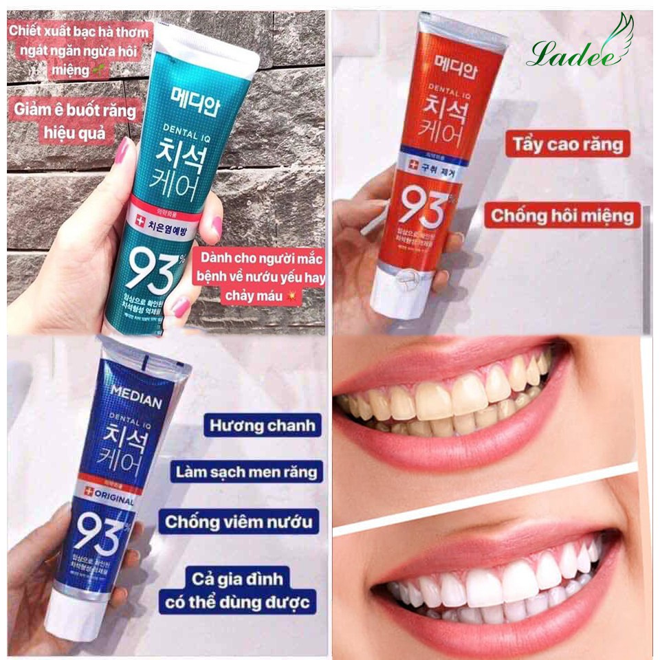 Kem Đánh Răng Tẩy Vôi Răng Chuyên Nghiệp Median Dental IQ 93% 120g