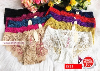 Combo 10 quần ren đẹp mịn