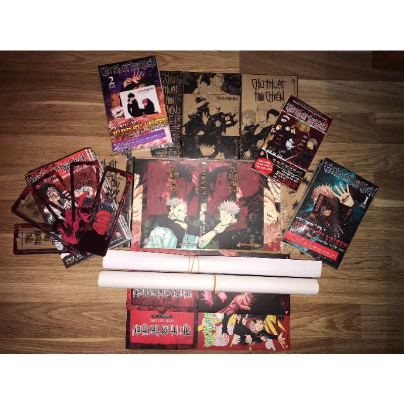 Chú Thuật Hồi Chiến Jujutsu Kaisen NXB Kim Đồng (Bản Thường 1, 2, 4/Poster Vol 0/2 Boxset Vol 1)