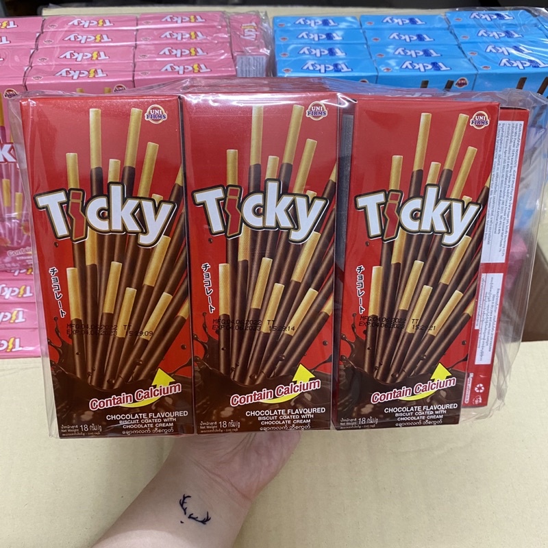 Lốc 13hộp bánh Ticky Thái Lan mix 3 vị