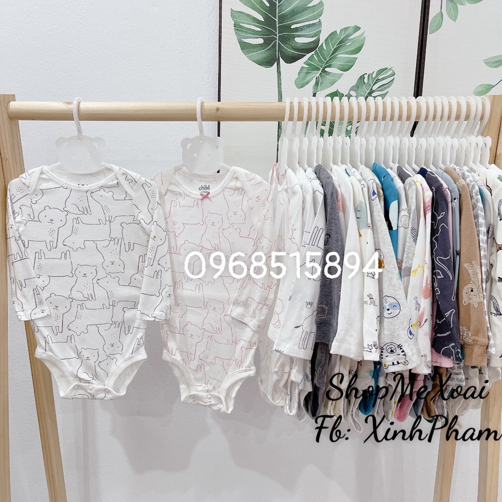 [SIZE 18M 9-11kg LINK 2] BODYCHIP CARTER, BODYCHIP DÀI TAY MIX HÃNG CHO BÉ