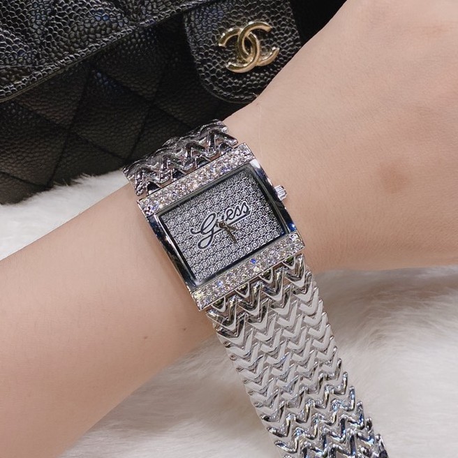 Đồng hồ nữ Guess, dây thép không gỉ, mặt full đá, full box, thẻ bảo hành 12 tháng - Dongho.nu.guess | BigBuy360 - bigbuy360.vn