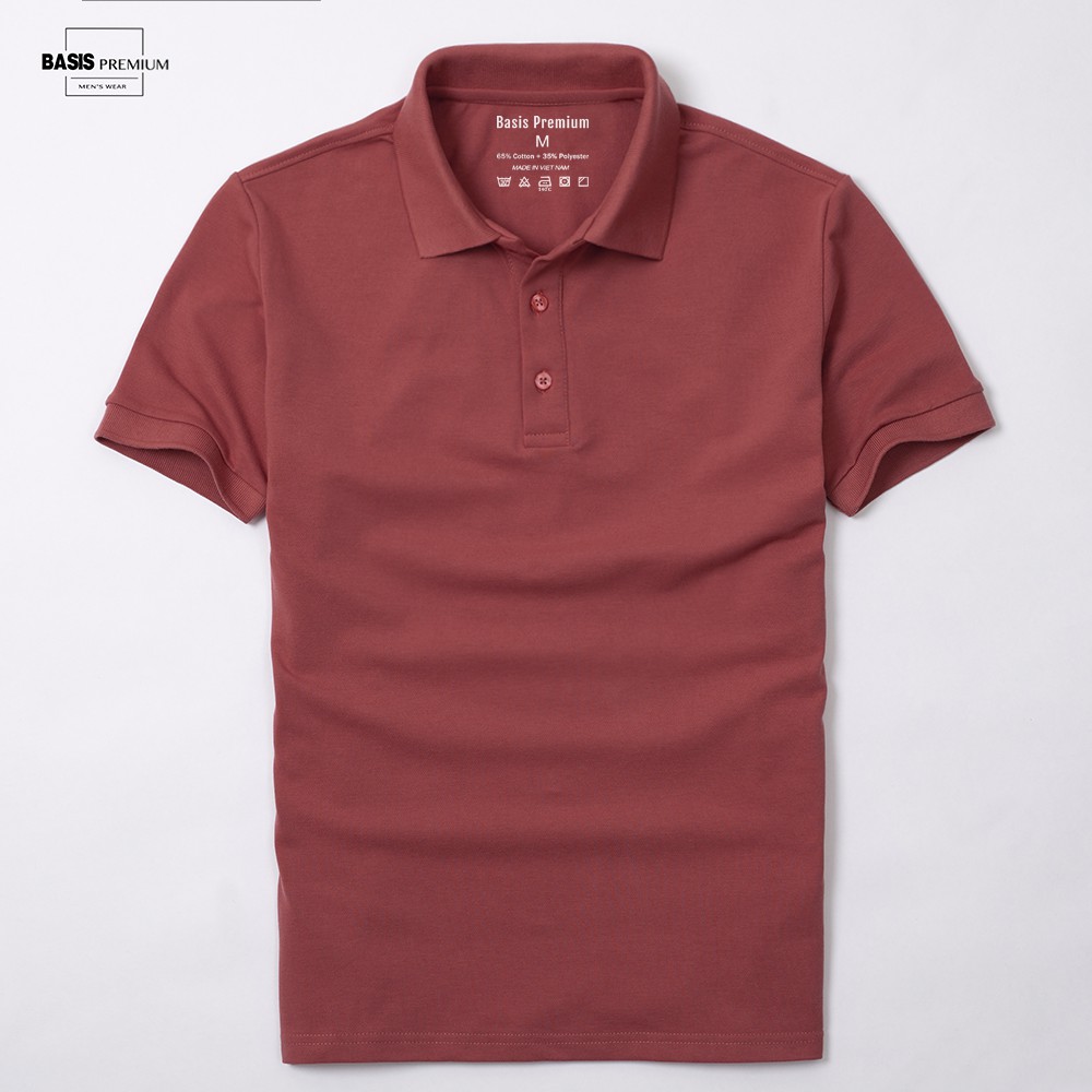 Áo thun POLO cổ bẻ trẻ trung, lịch lãm - Màu mới cực sang trọng BASIS APL22 | BigBuy360 - bigbuy360.vn